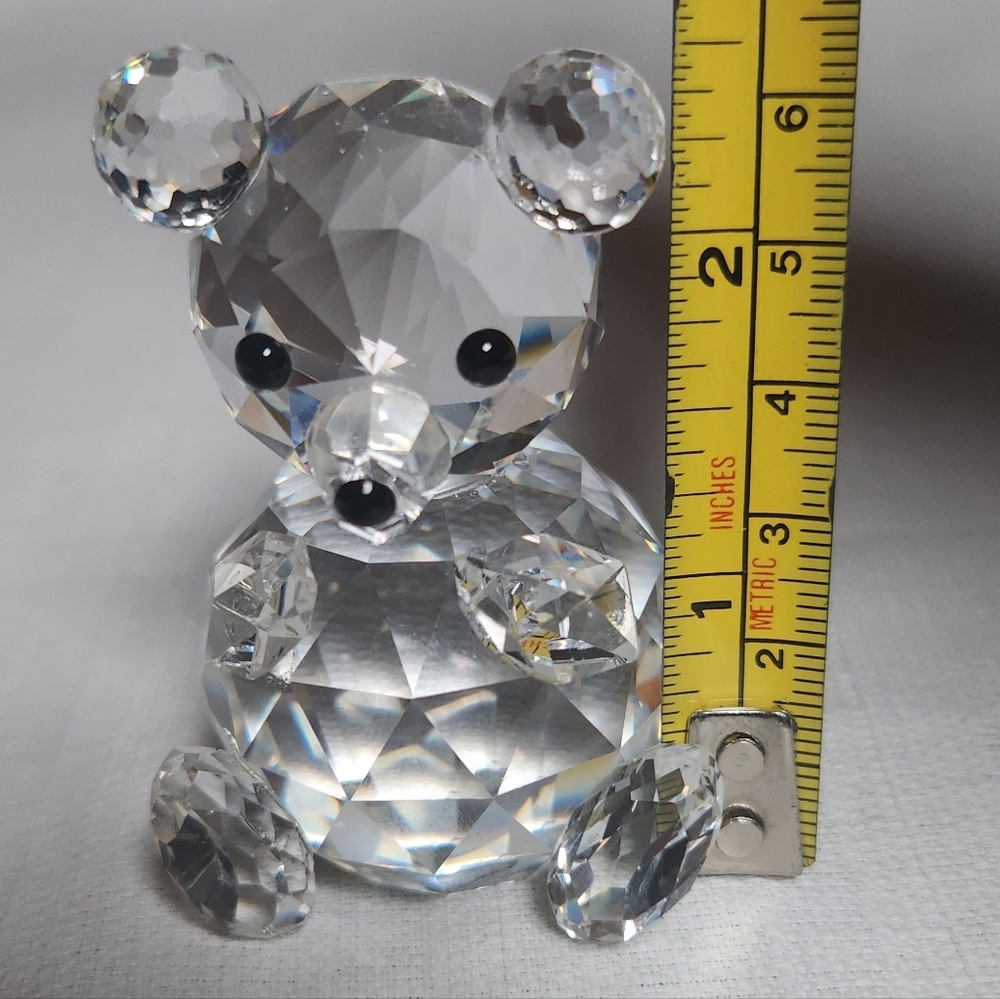Swarovski Crystal Bear with Black Accents - Picture 4 of 14